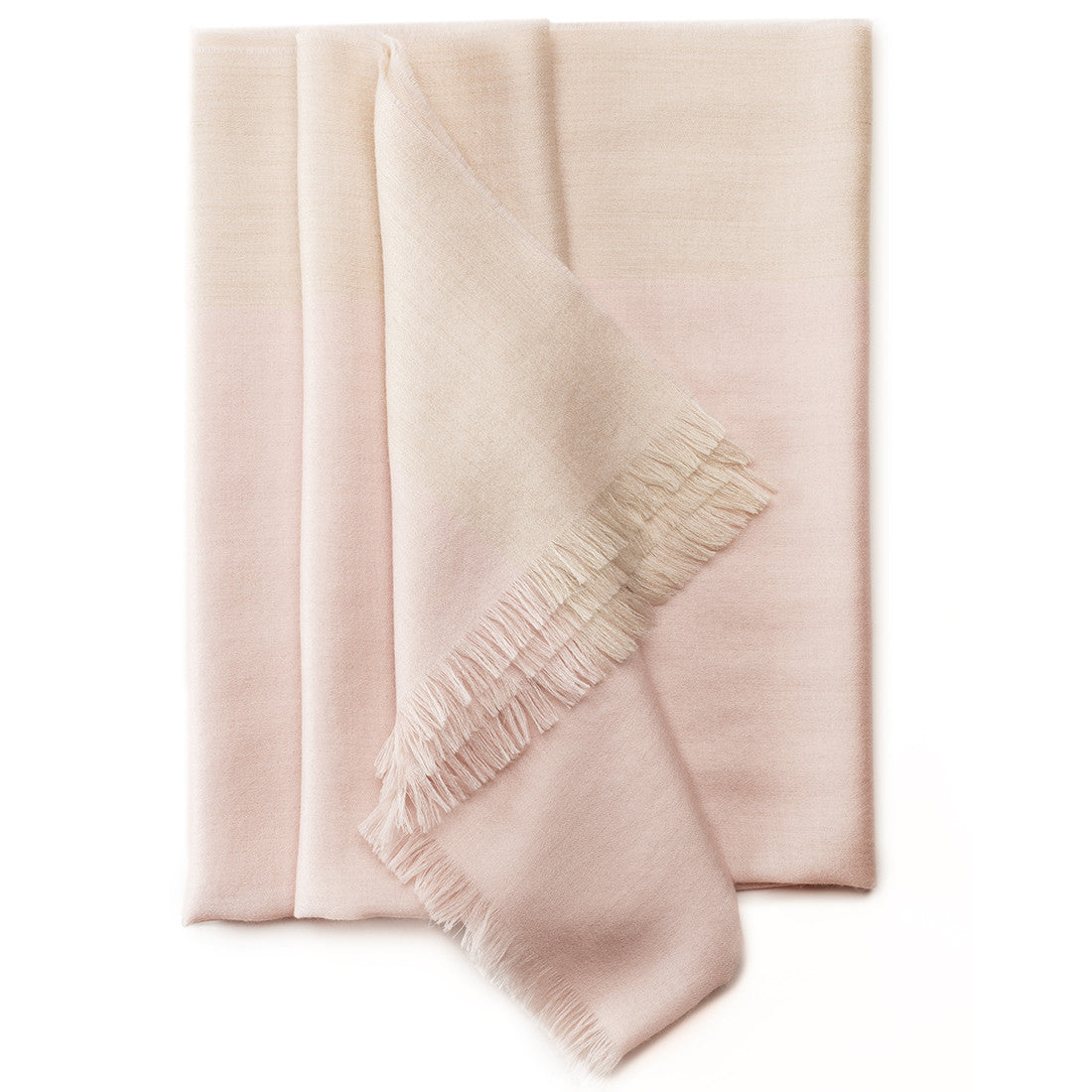 Baden-Baden Pink and Beige Scarf