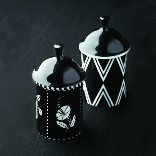 Dagobert Peche Porcelain Powder Jars