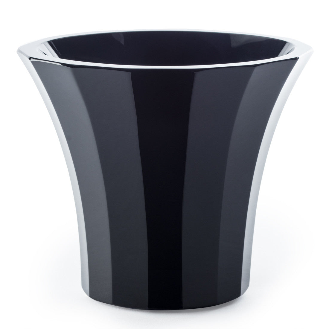 Hoffmann Facet-Cut Vase, Dark Violet