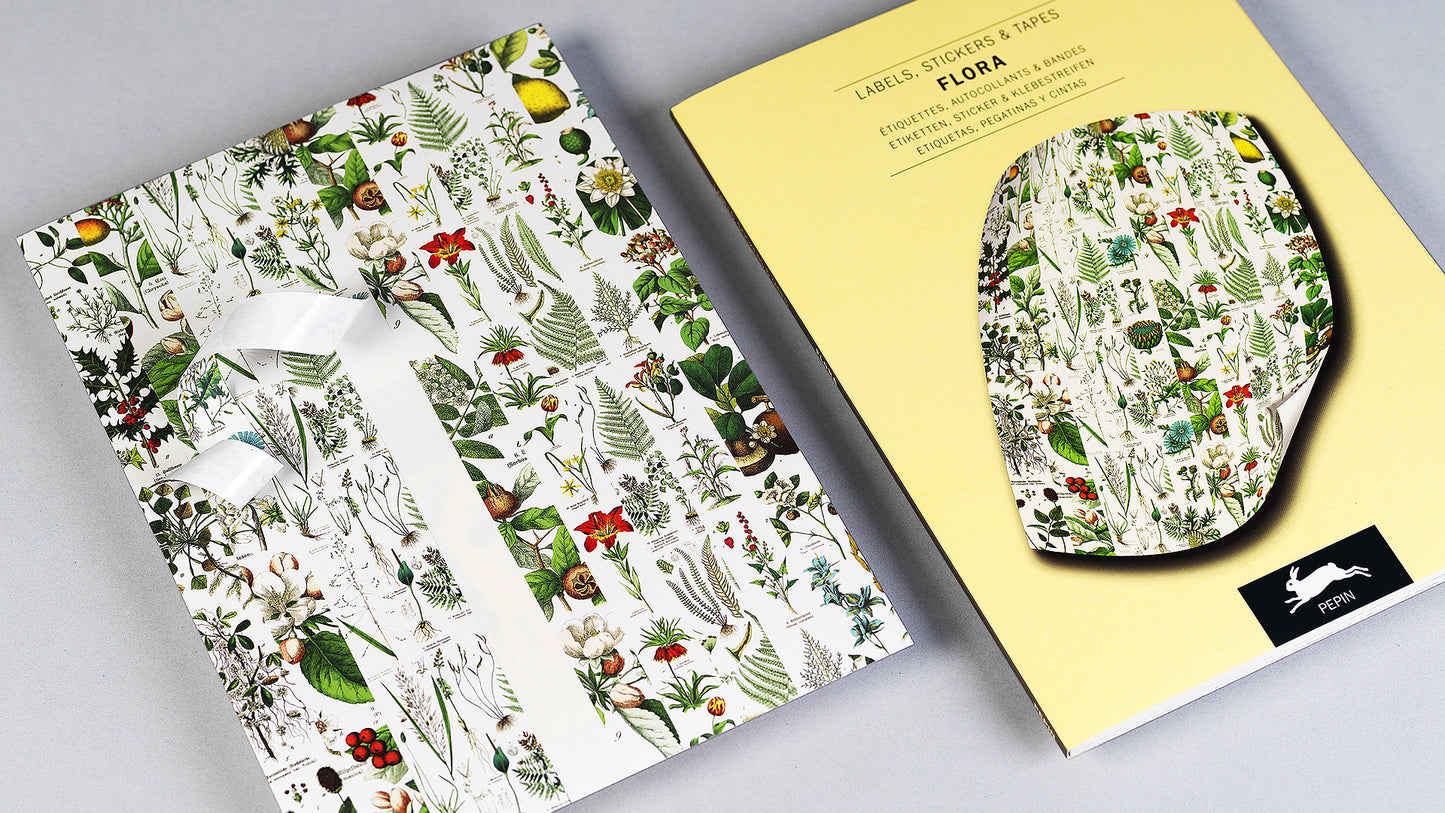 Flora Label, Sticker & Tape Book