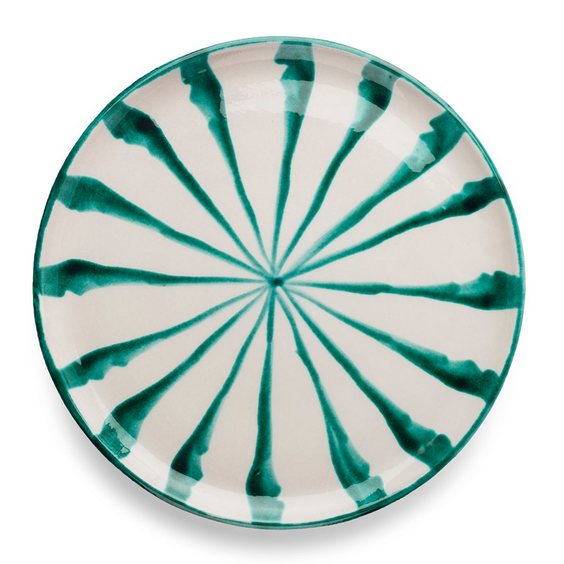 Green and White Styria Plate