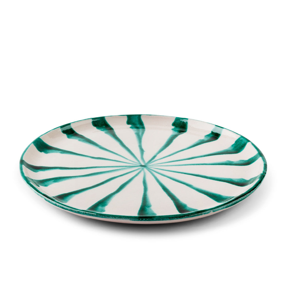 Green and White Styria Plate