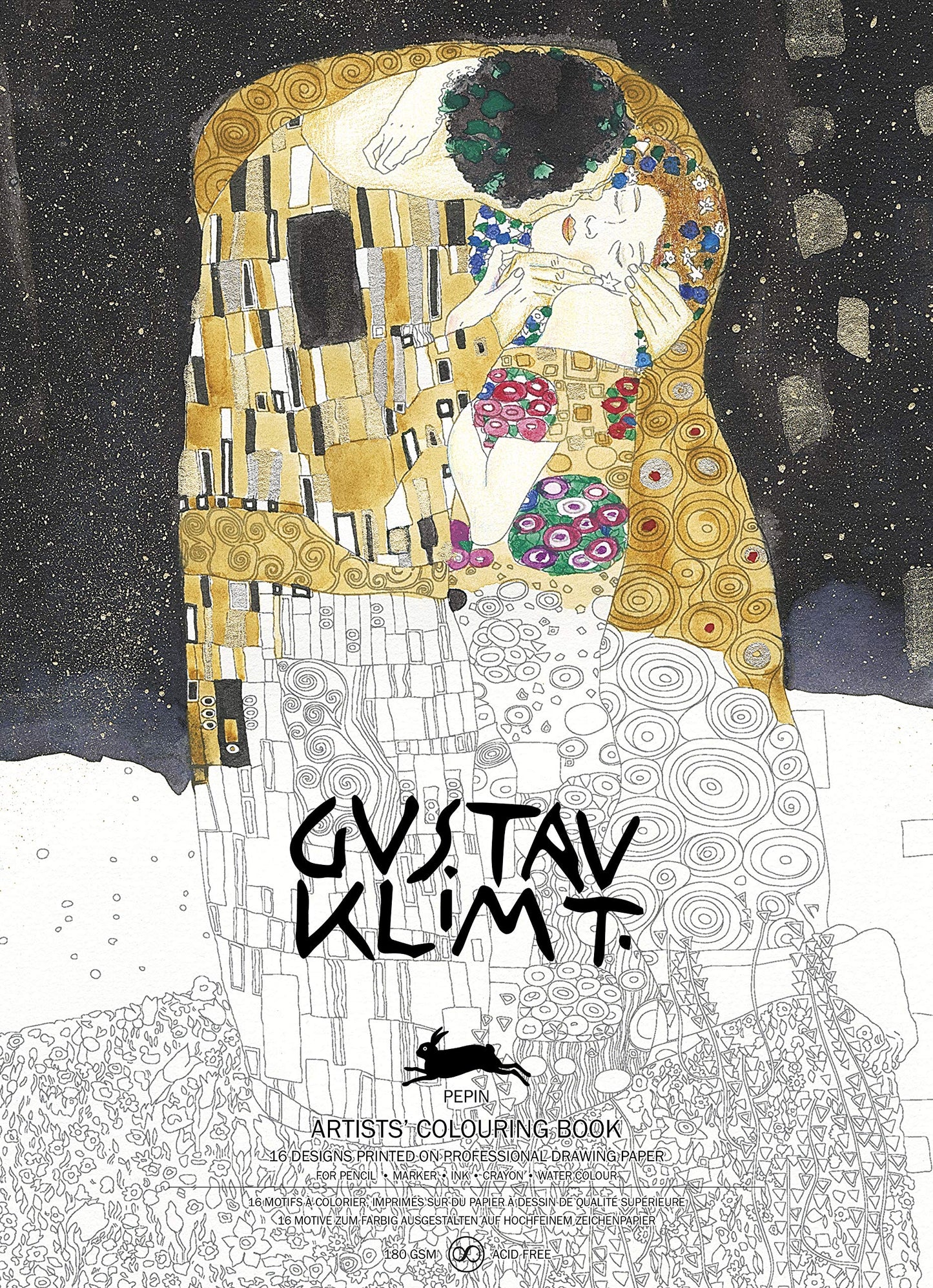 Gustav Klimt: Artists' Coloring Book