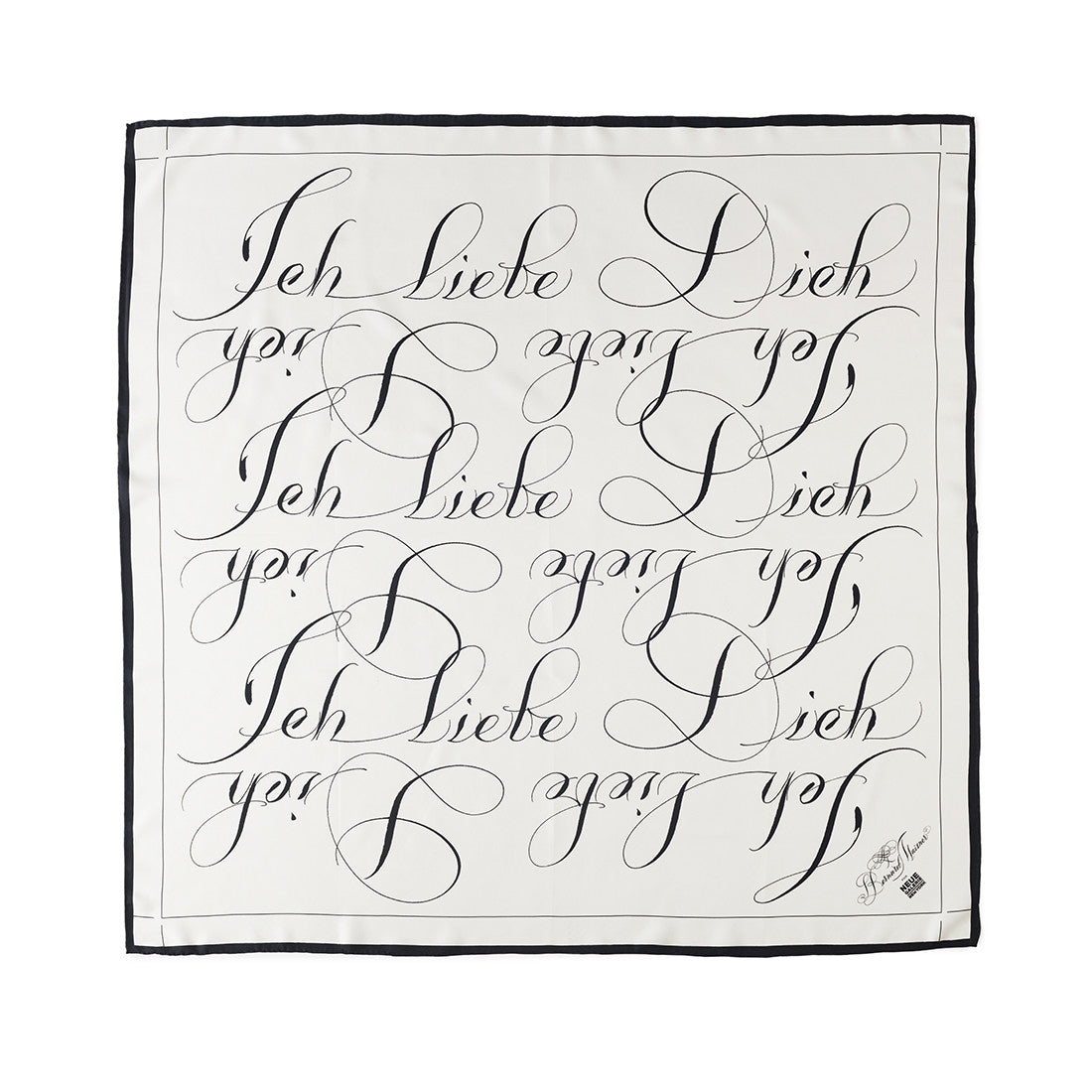 Ich Liebe Dich Pocket Square