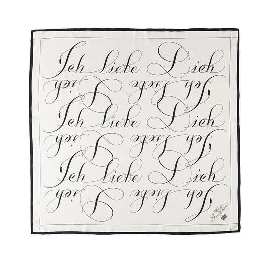 Ich Liebe Dich Pocket Square
