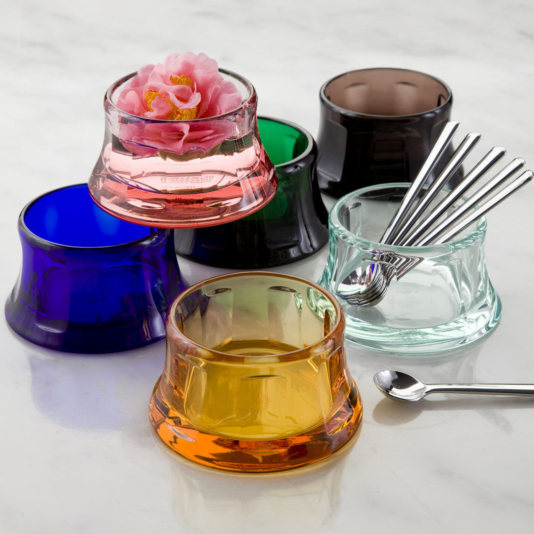 Various Colors Hoffmann Facet-Cut Dish