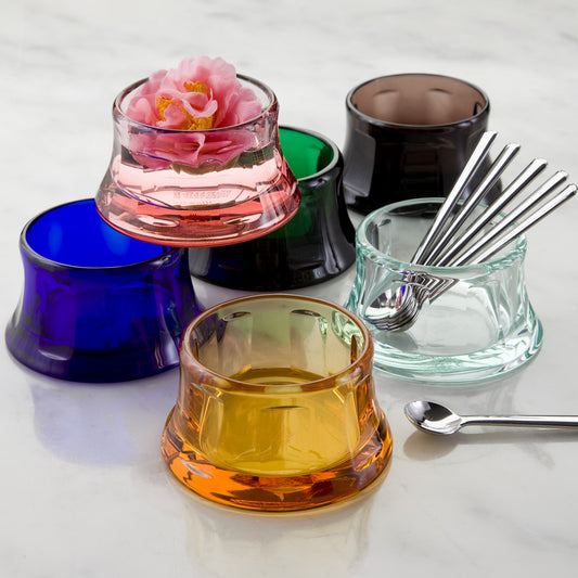 Various Colors Hoffmann Facet-Cut Dish