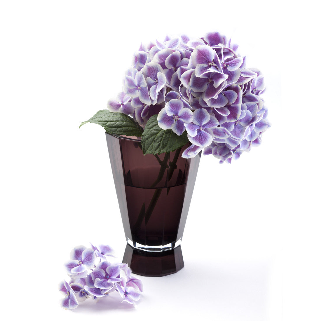 Hoffmann Facet-Cut Conical Vase - Amethyst