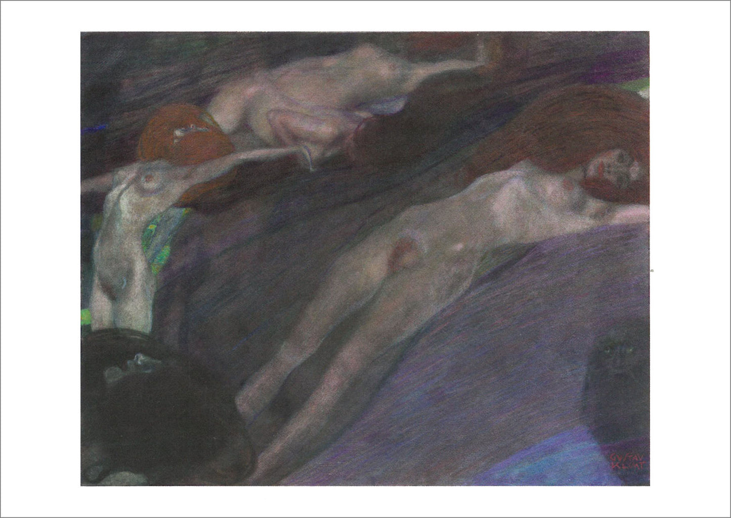 Gustav Klimt: Moving Water, 1898 [Postcard]