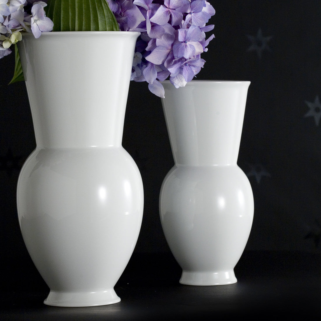 White Porcelain Halle Vases