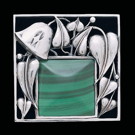 Hoffmann Malachite Brooch