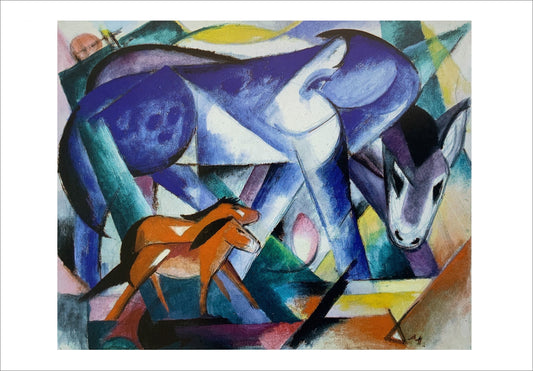 Franz Marc: The First Animals [Postcard]