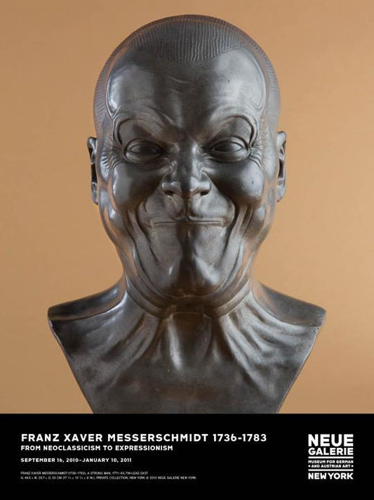 Exhibition Poster: Franz Xaver Messerschmidt, "A Strong Man", 1771-83