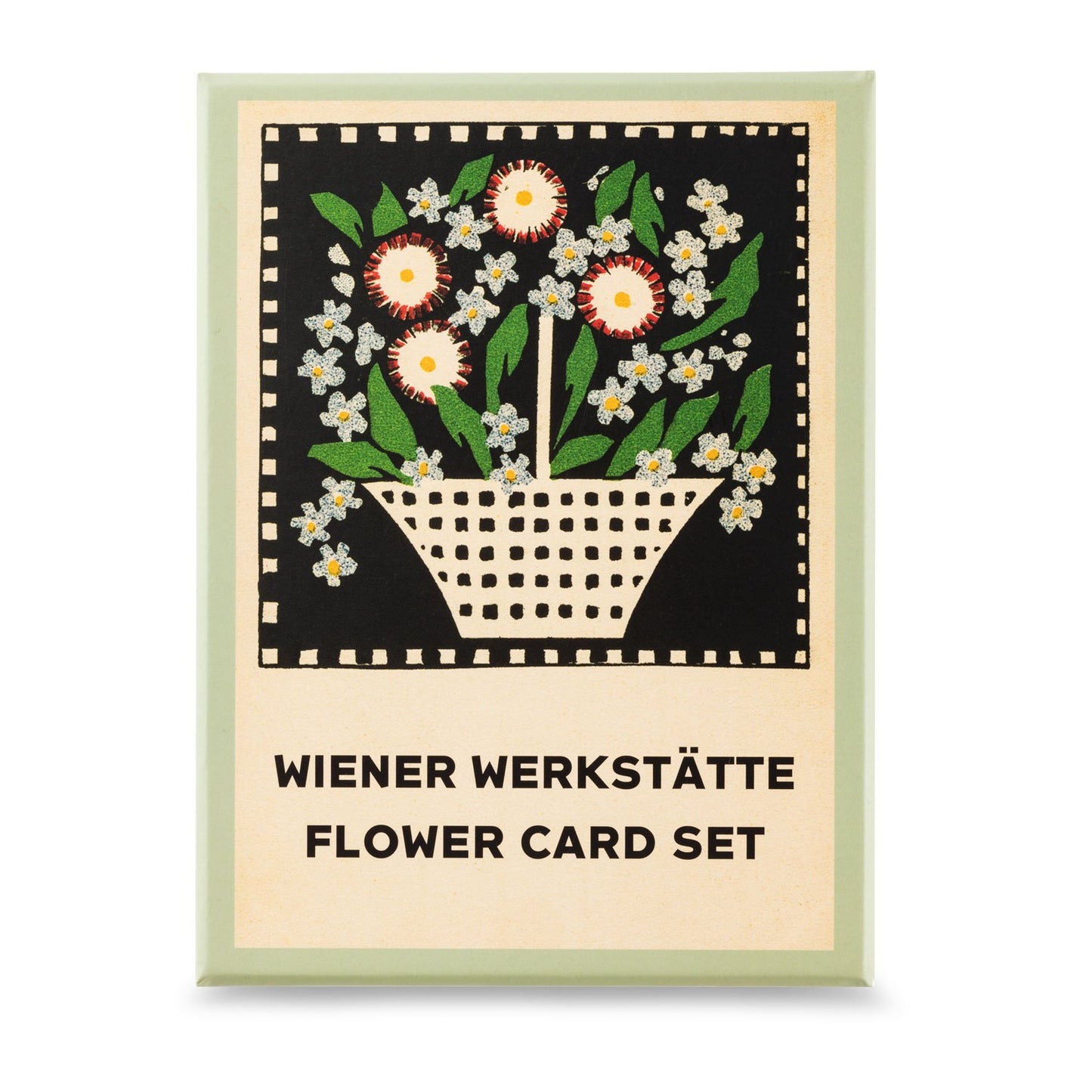 The Wiener Werkstätte Flower Card Set: featuring eight illustrations by Otto Beran, Gustav Kalhammer, Leopoldine Kolbe, Bertold Löffler from 1907; 16 cards total.