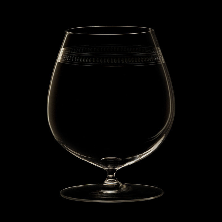 Engraved Lobmeyr Crystal Cognac Snifter