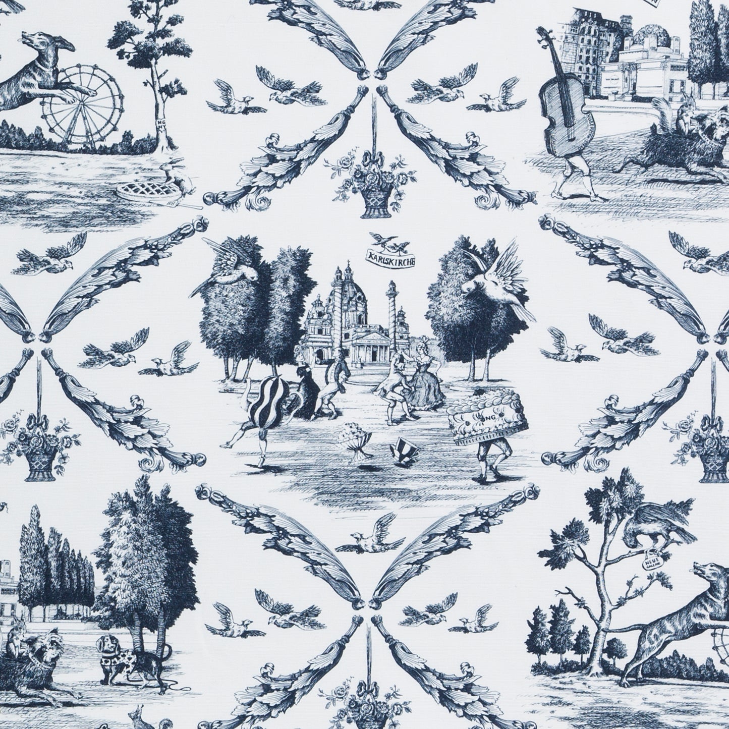Toile de Vienne Pattern