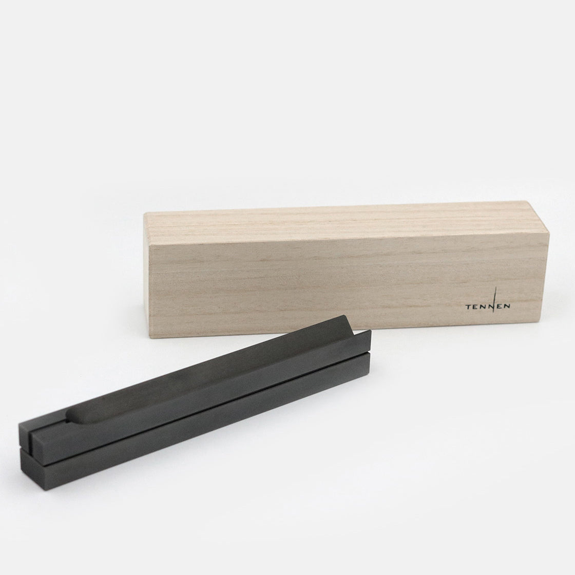 Black Brass Incense Burner with Wooden Box 