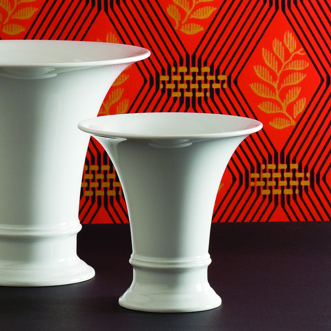 Porcelain Trumpet Vase