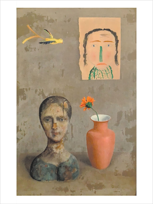 Rudolf Wacker: Two Heads [Postcard]
