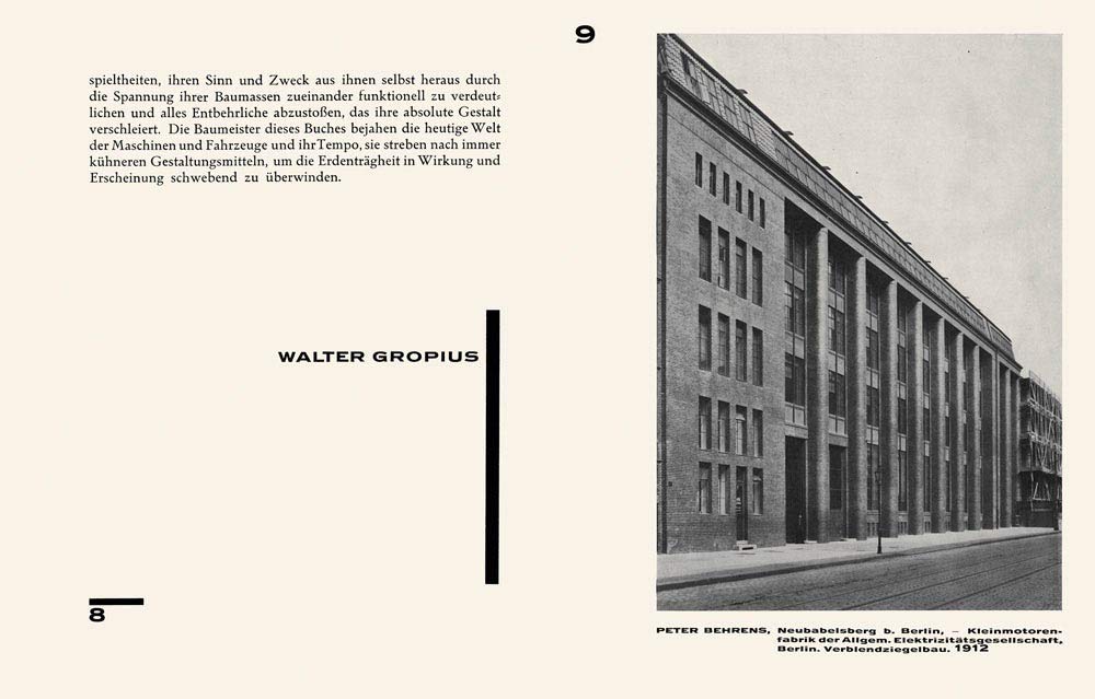 Walter Gropius: International Architecture (Bauhausbücher 1). Edited by Lars Müller.