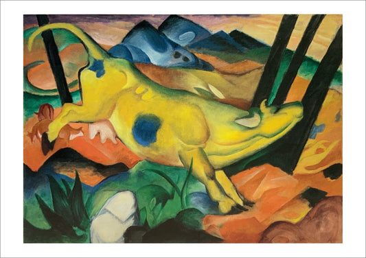 Franz Marc: The Yellow Cow [Postcard]