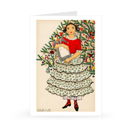 Mela Koehler: Christmas Tree Card, 1912 [Single Card]