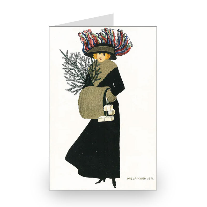 Mela Koehler: Christmas Card, 1911 [Large Single Card]