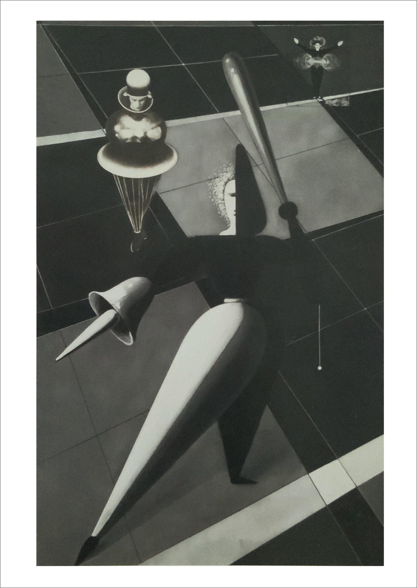 Oskar Schlemmer: Study for the Triadic Ballet [Postcard]