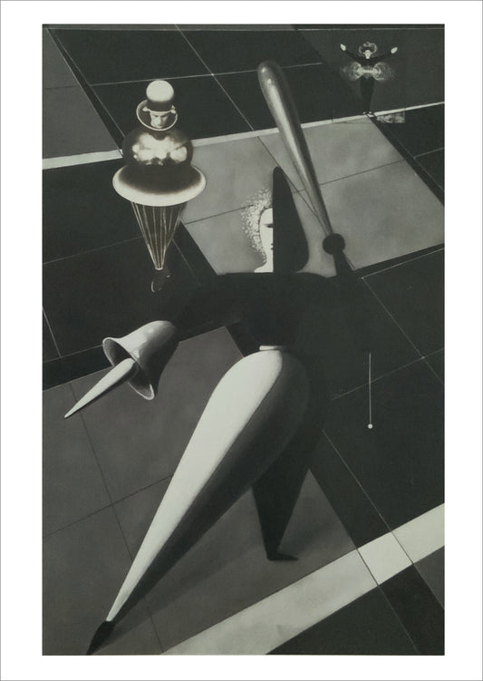 Oskar Schlemmer: Study for the Triadic Ballet [Postcard]