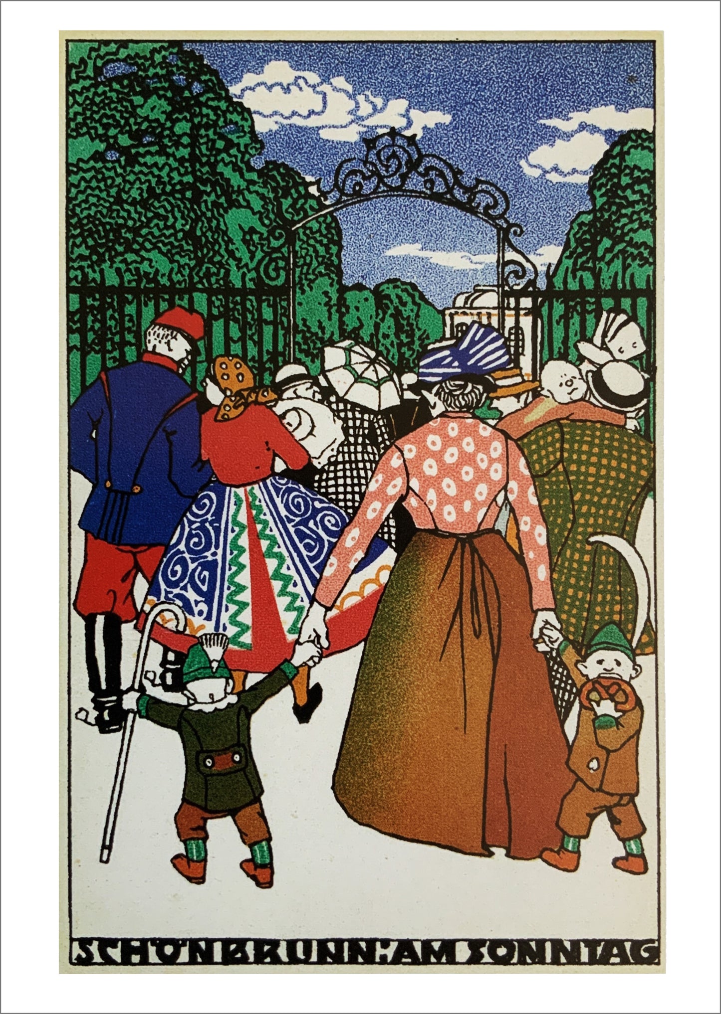 Adalberta Kiessewetter: On Sunday [Postcard]